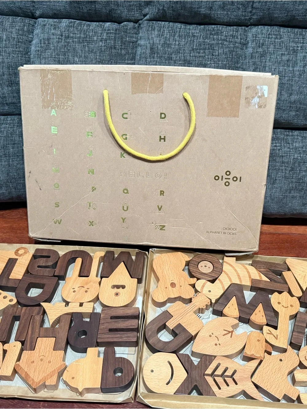 'oioiooi' wooden Alphabet Block Set